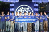 JI BLUE、点灯式でチームワークを発揮！の画像