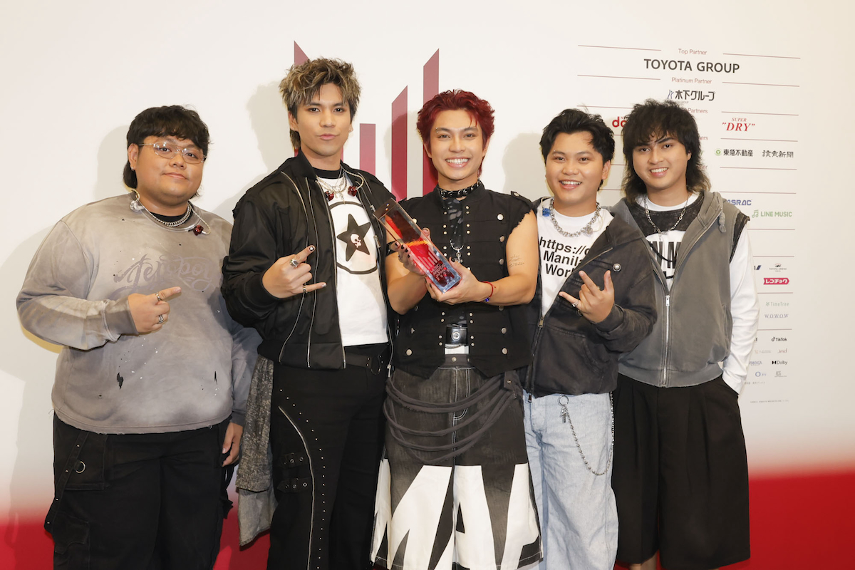 『MUSIC AWARDS JAPAN 2026』囲み取材に登場したCup of Joe(写真=池村隆司)