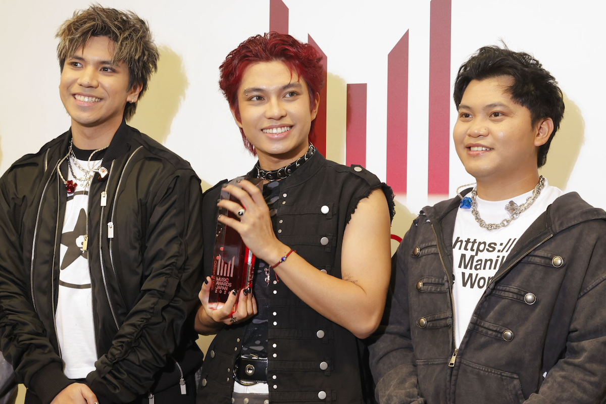『MUSIC AWARDS JAPAN 2026』囲み取材に登場したCup of Joe(写真=池村隆司)