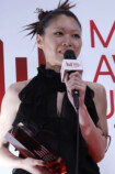 『MUSIC AWARDS JAPAN 2026』囲み取材に登場した羊文学（写真＝池村隆司）
