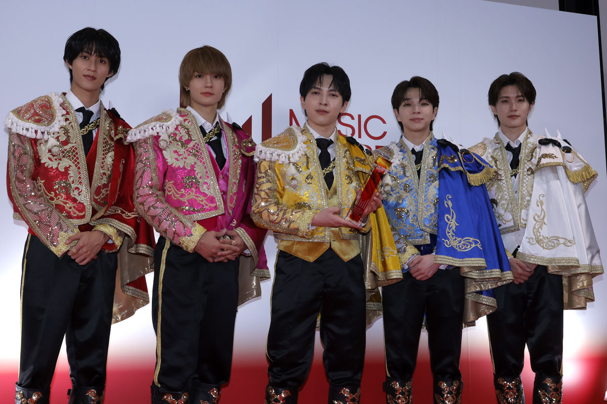 『MUSIC AWARDS JAPAN 2026』囲み取材に登場したM!LK(写真=池村隆司)