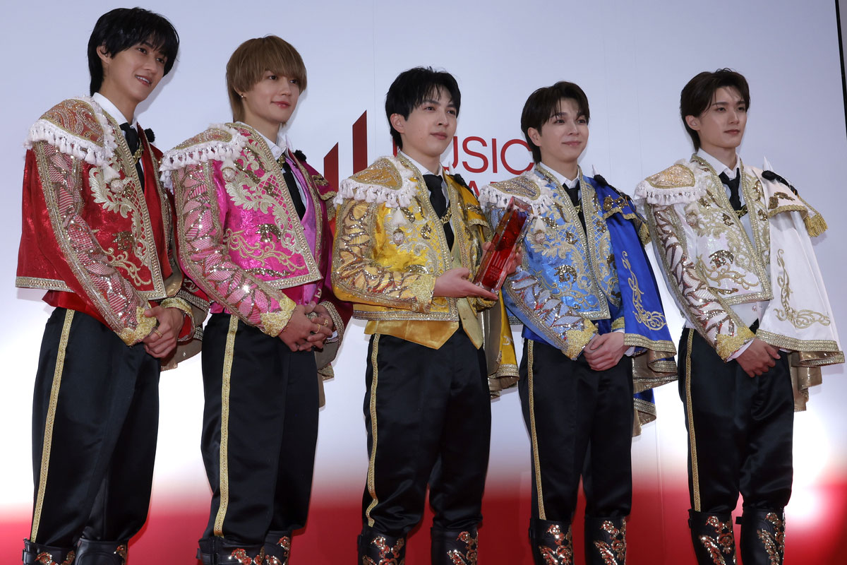 『MUSIC AWARDS JAPAN 2026』囲み取材に登場したM!LK(写真=池村隆司)