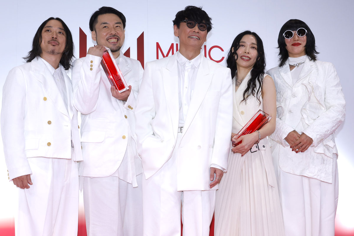 『MUSIC AWARDS JAPAN 2026』囲み取材に登場したサカナクション(写真=池村隆司)