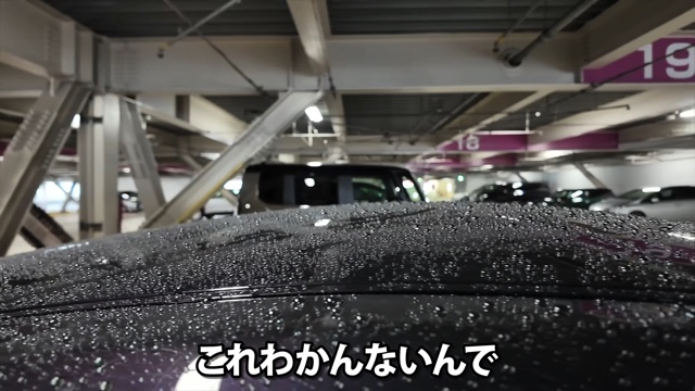 「日産GT-R（R35型）」で雹に遭遇するあま猫