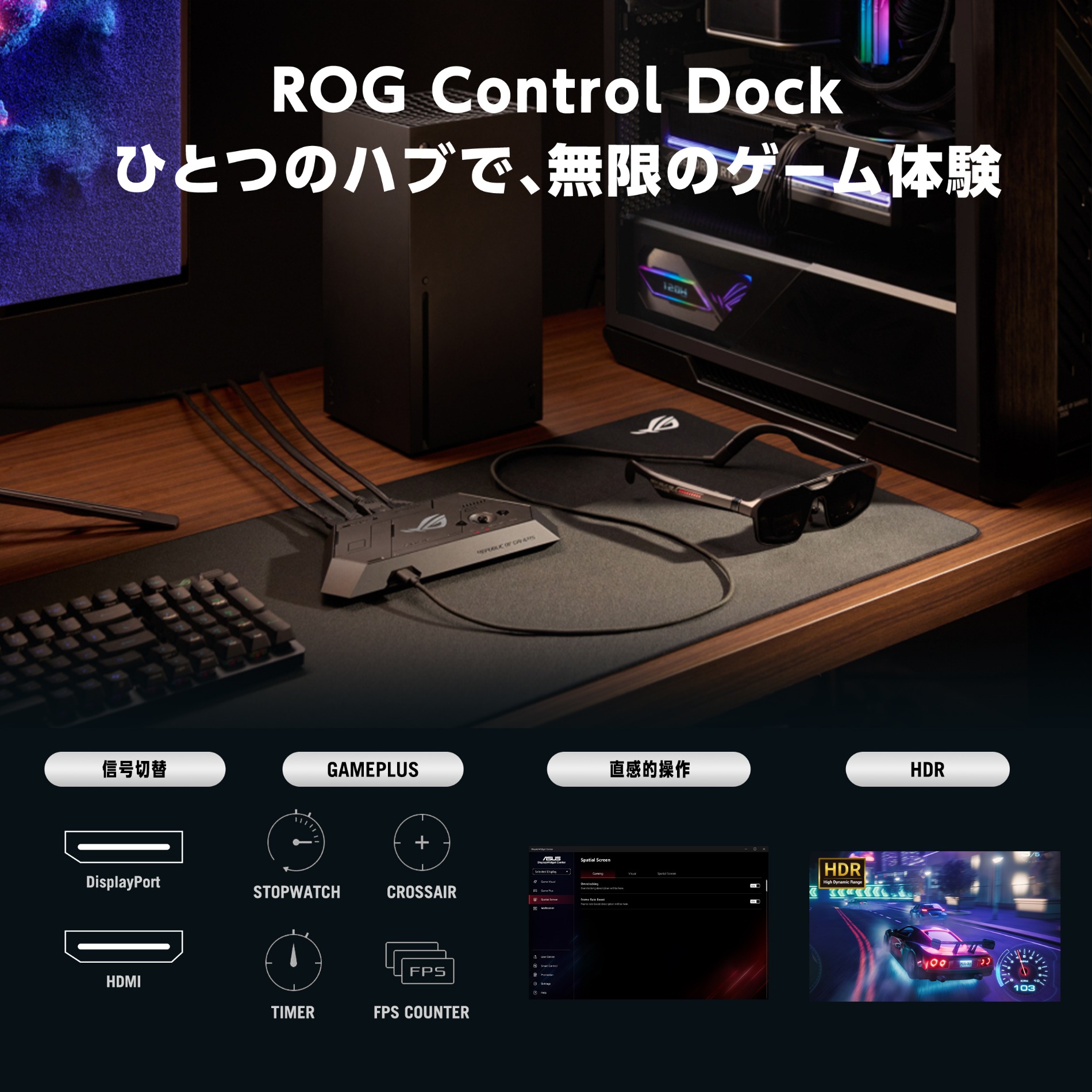 ゲーミングARグラス「ROG XREAL R1」