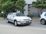 会場内で展示された車