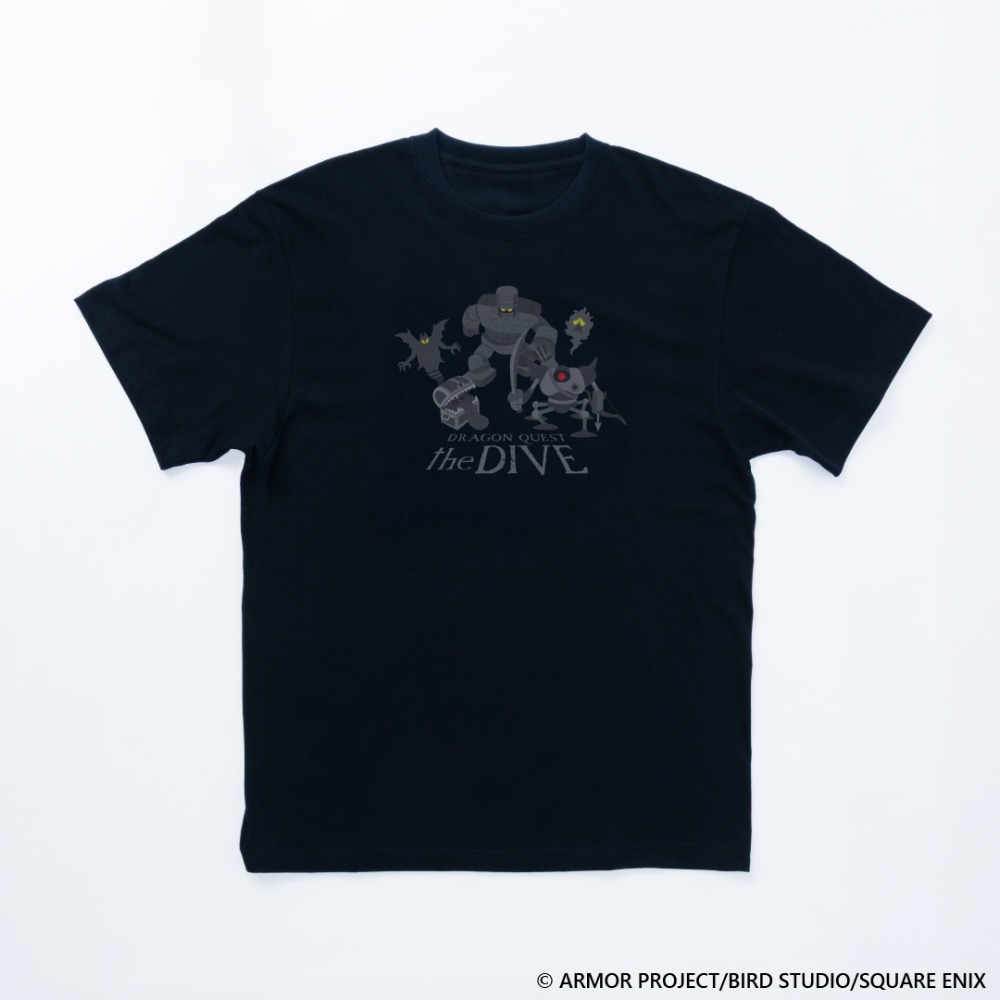 まもののむれがあらわれた！　ブラックTシャツ