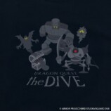 まもののむれがあらわれた！　ブラックTシャツ　柄