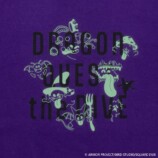 モンスター 蓄光Tシャツ　蓄光部分