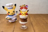 スイーツメニュー「ポケモンカフェ特製かざり付き! ピカピカパフェ ～チョコ＆ベリー～」