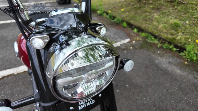 「ゴアンクラシック350」に乗るこつぶ