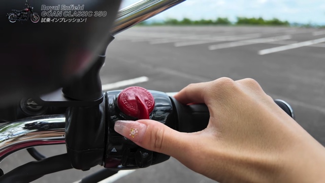 「ゴアンクラシック350」に乗るこつぶ