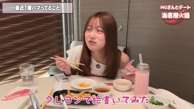 好きなテレビ番組について語る希空