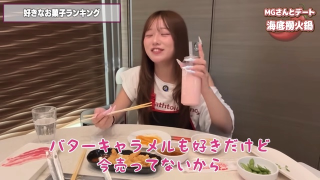 好きなテレビ番組について語る希空