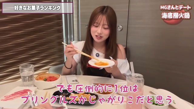 好きなテレビ番組について語る希空