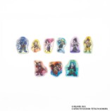 ファイナルファンタジーX　トレーディング　キャラクターアクリルシール　価格：12袋入りBOX 10,560円(税込) 　単品 880円(税込)