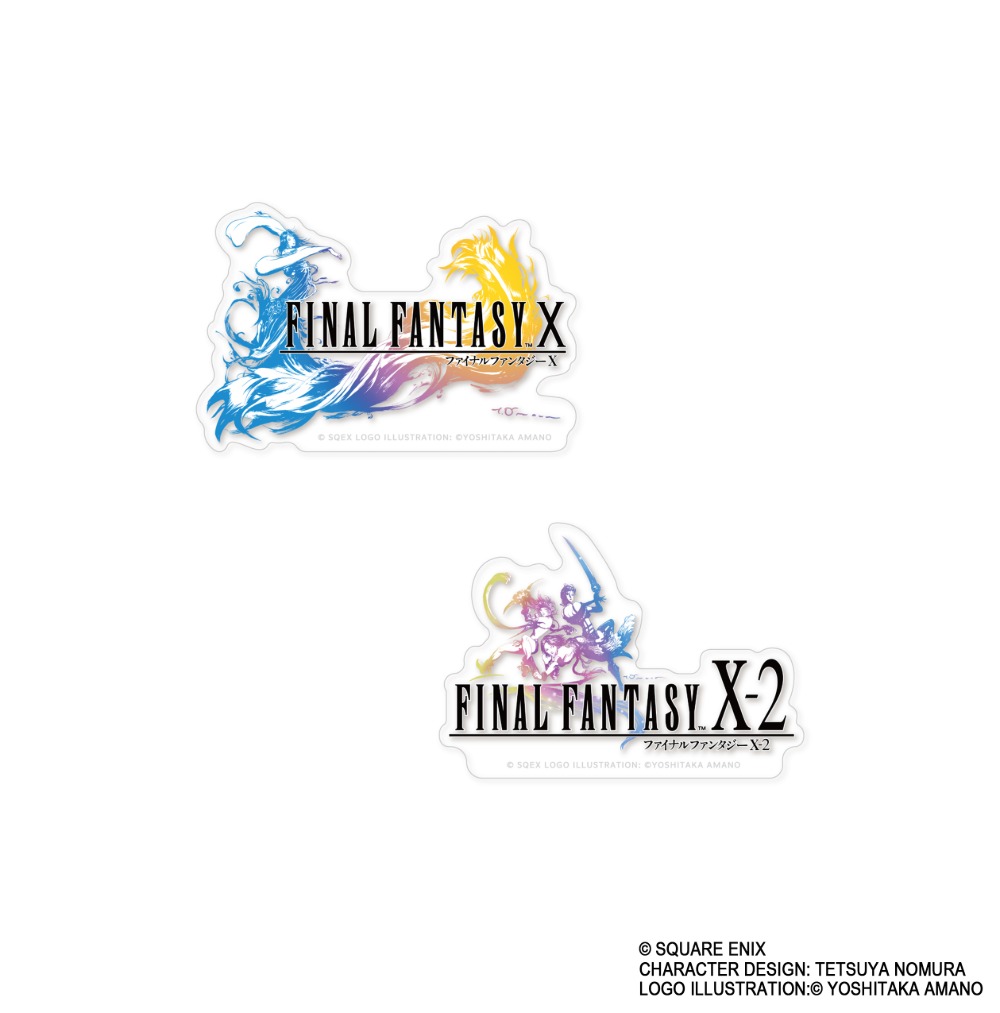 ファイナルファンタジーXシリーズ　ロゴクリアシール　価格：1,320円(税込)