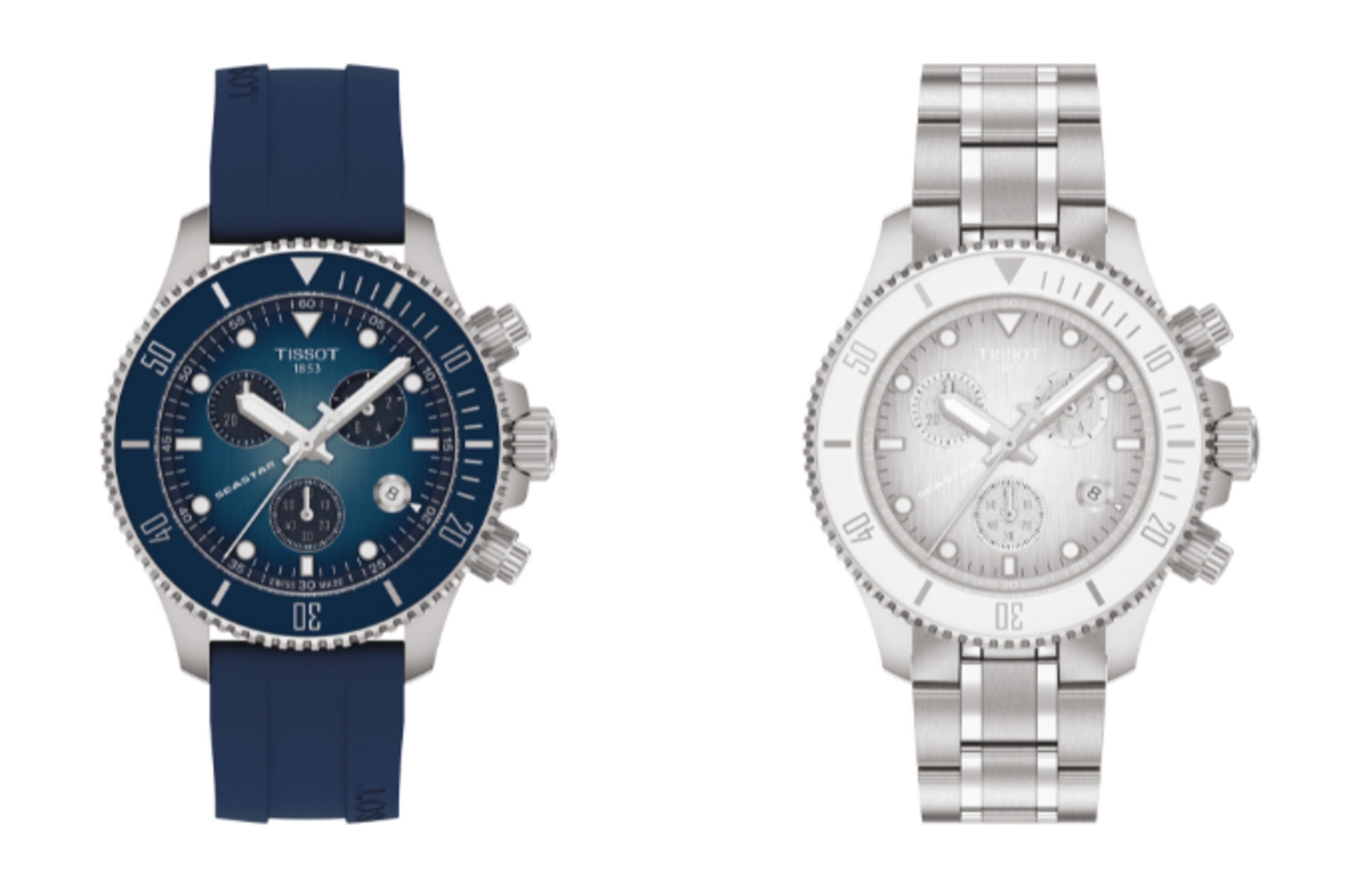 TISSOT Seastar 1000 Quartz Chronograph　カラーバリエーション