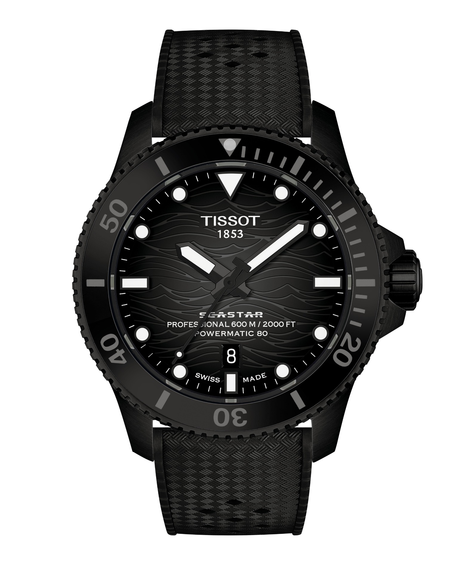 TISSOT Seastar 2000 Professional　ブラック✕ブラックPVD