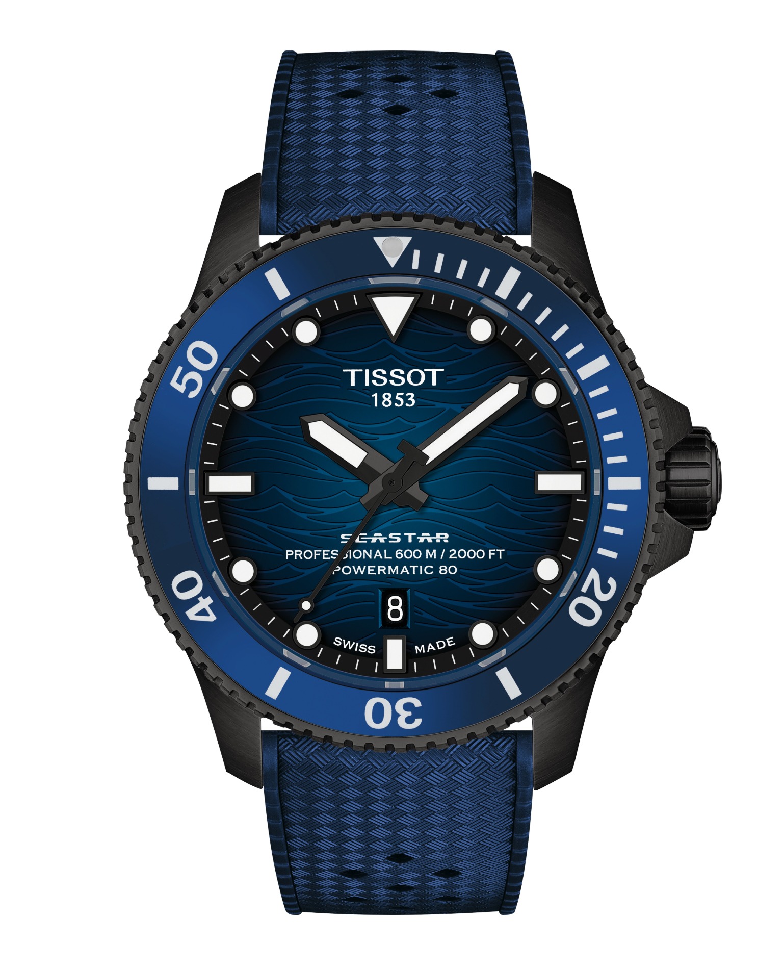 TISSOT Seastar 2000 Professional　ブルー✕ブラックPVD