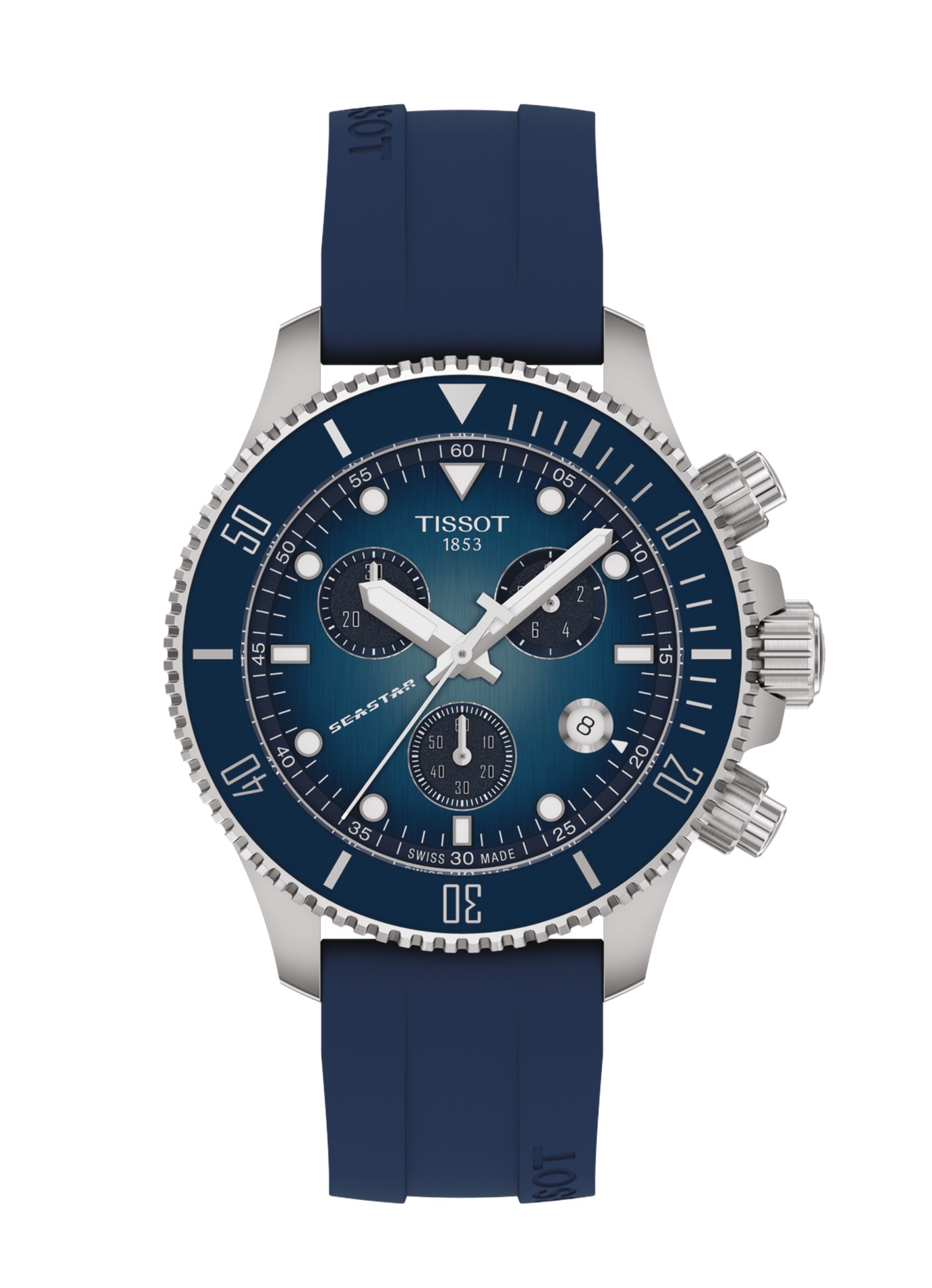 TISSOT Seastar 1000 Quartz Chronograph　ブルー