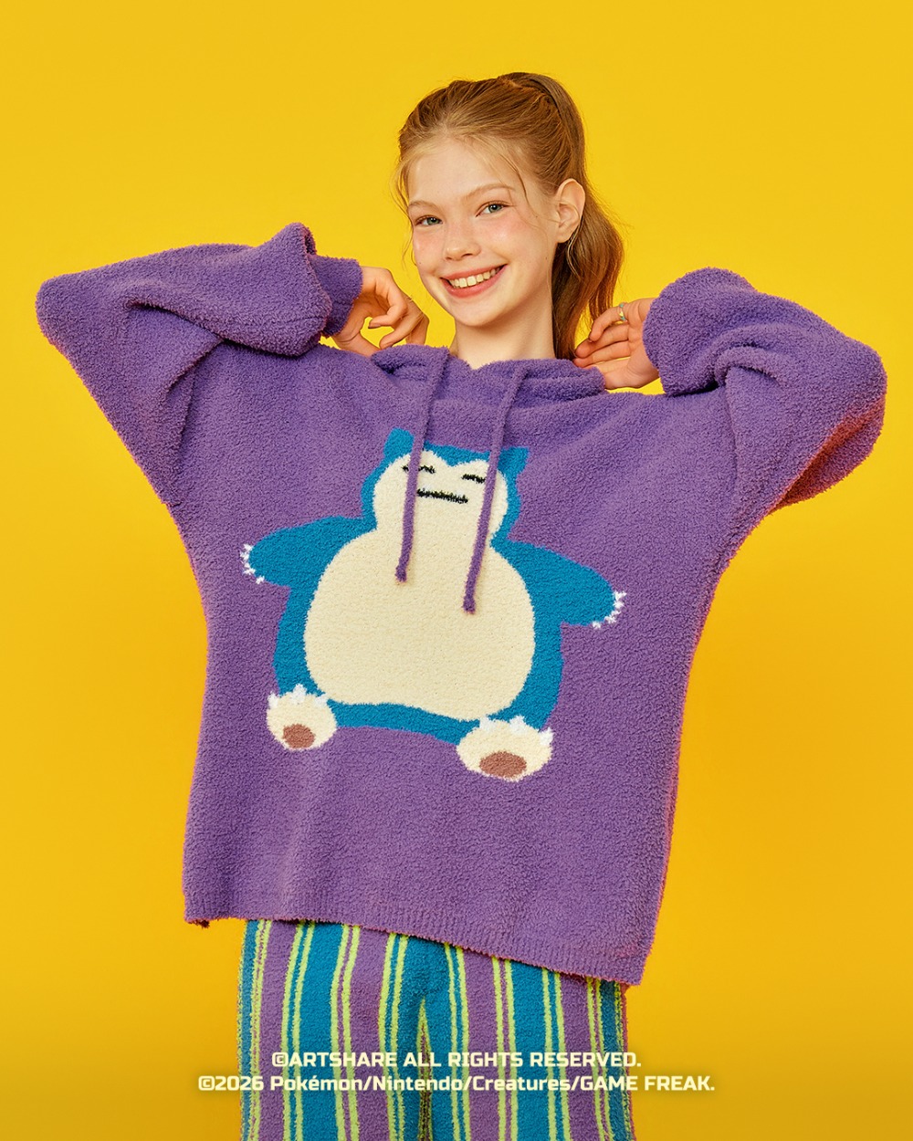 フード付きパジャマセット - カビゴン/¥12,290