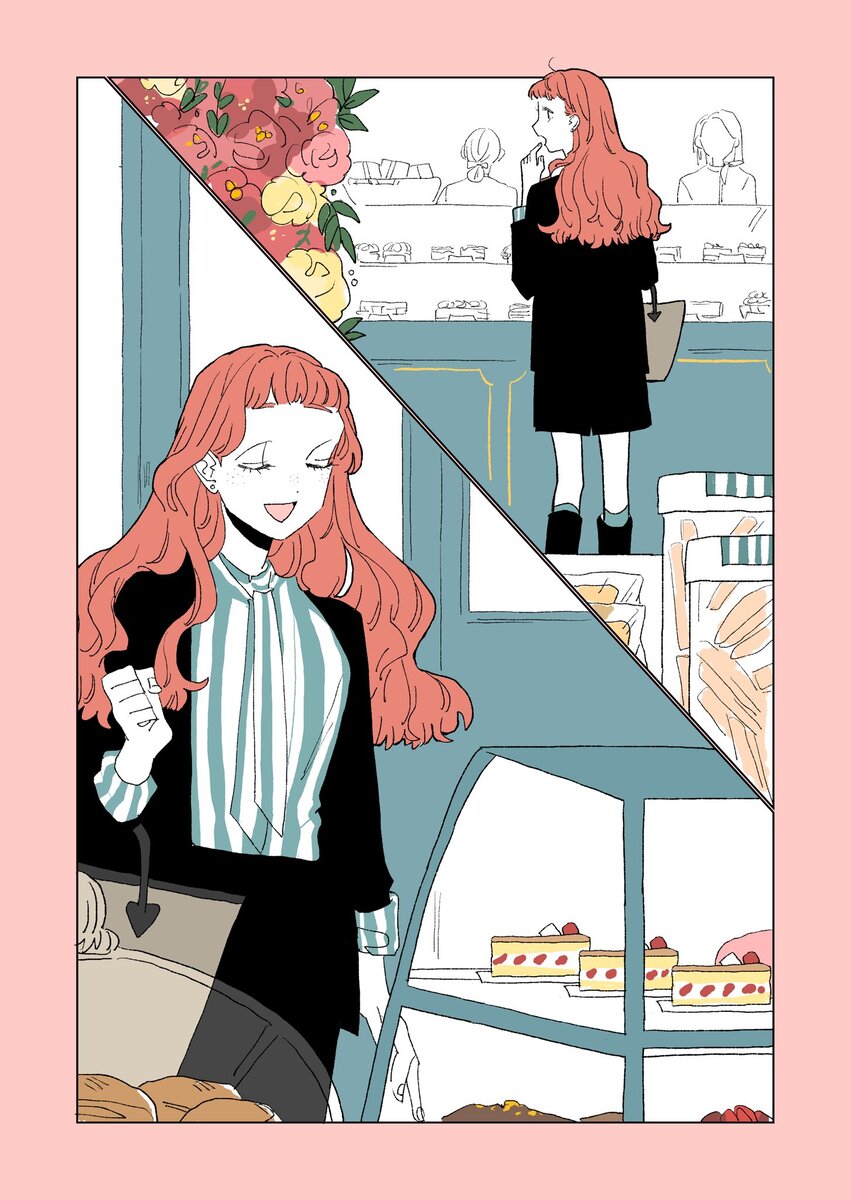 【漫画】箱までかわいいケーキ屋さんの画像