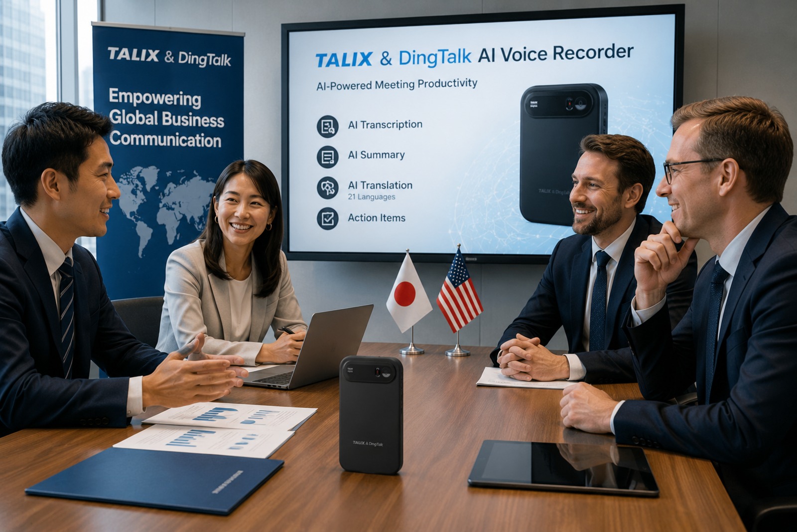 TALIX & DingTalk A1 AIボイスレコーダー