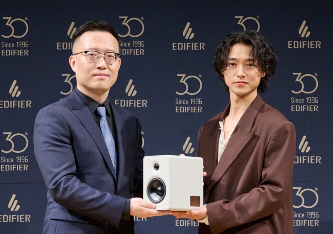 EDIFIERがブランド30周年イベント開催 テクノロジーファーストで生み出した“いい音”、山﨑賢人「いつも聴いています」