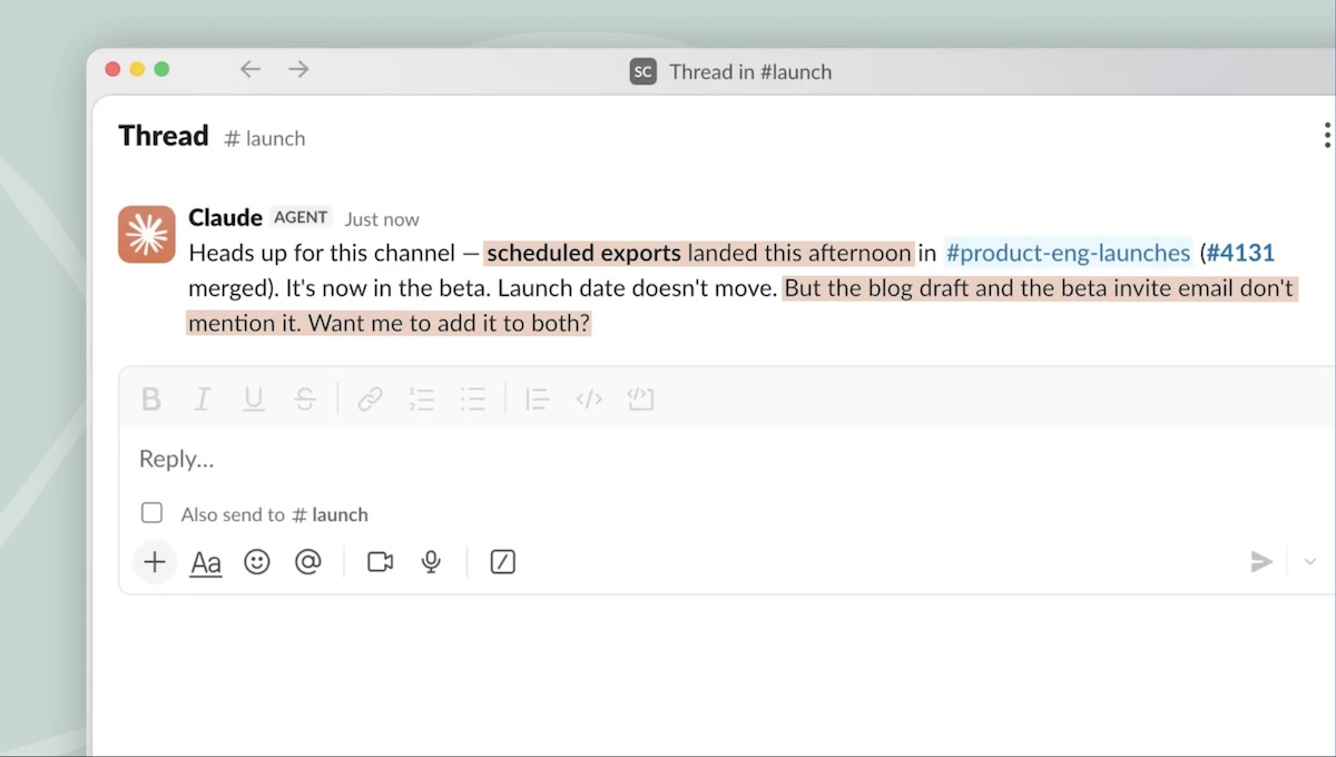 Slackで「Claude」を呼び出せる新機能登場の画像