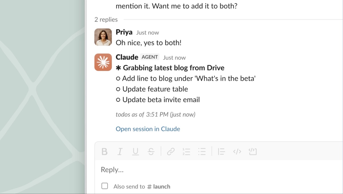 Slackで「Claude」を呼び出せる新機能登場の画像