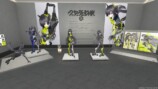 VRChat内のYOYOGI MORI展示ワールド