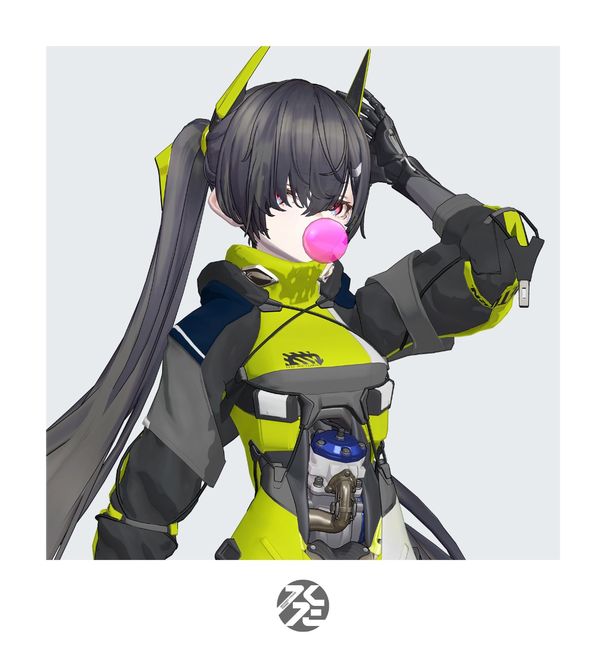 AF_KURO『少女発動機』の3Dアバターが登場