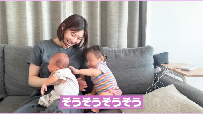 西野未姫、YouTubeで視聴者に育児のアドバイス求める　急成長する長女に「パパの影響すごい！」