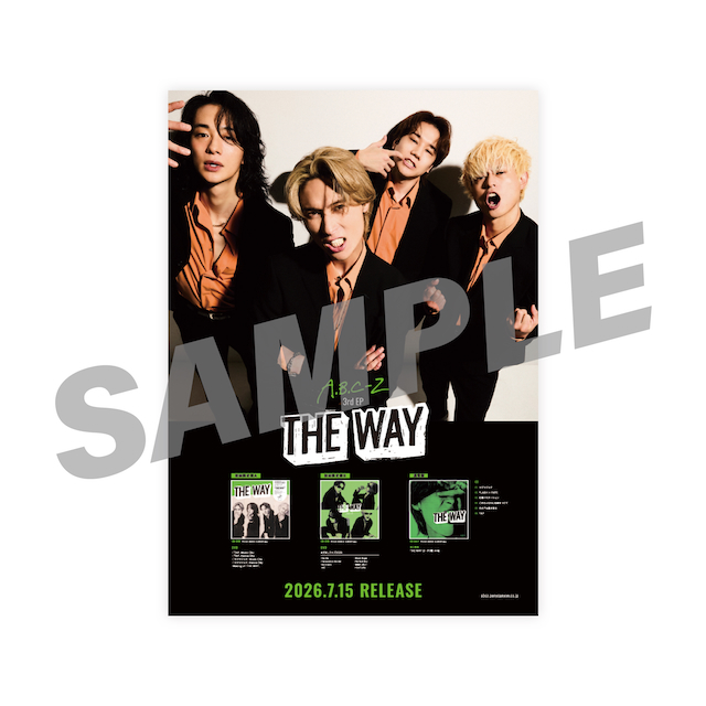 『THE WAY』通常盤 告知ステッカー ver.C
