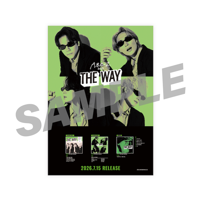 『THE WAY』初回限定盤B 告知ステッカー ver.B
