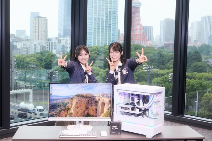 AKB48 新井彩永＆奥本カイリもびっくり「こんなに簡単なの？」　最新の自作パソコンを楽しく組み立ててみた