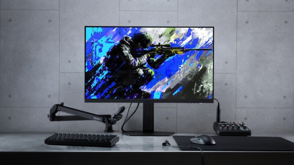 THE SHOOTER – Gaming Monitor 27"　設置イメージ
