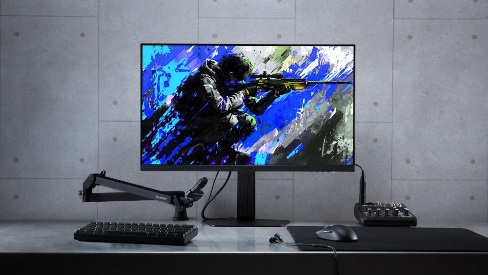 THE SHOOTER – Gaming Monitor 27"　設置イメージ