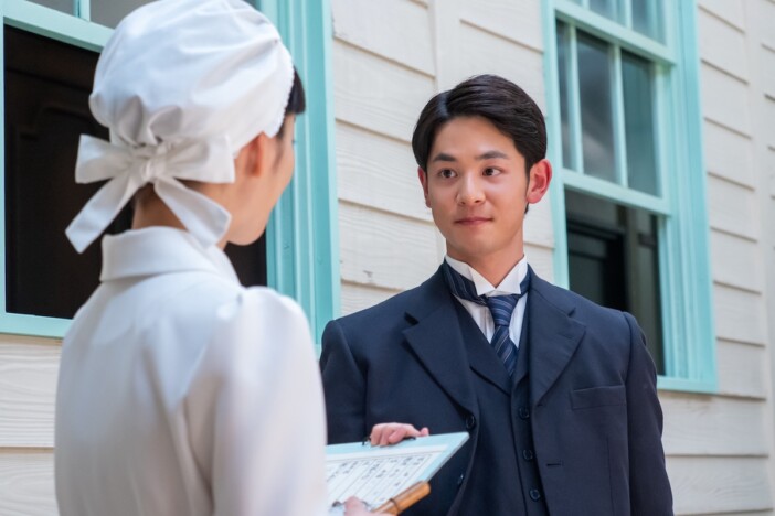 『風、薫る』第67話、りん（見上愛）が虎太郎（小林虎之介）に悩みを打ち明ける