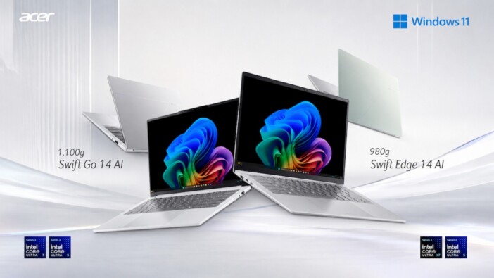全機種にOLEDパネル・32GBメモリー搭載　エイサーが14インチAIノートの新モデルを発売