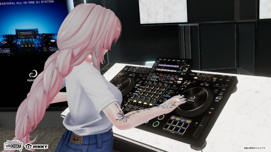 「XDJ-AZ」の3Dモデル 使用イメージ