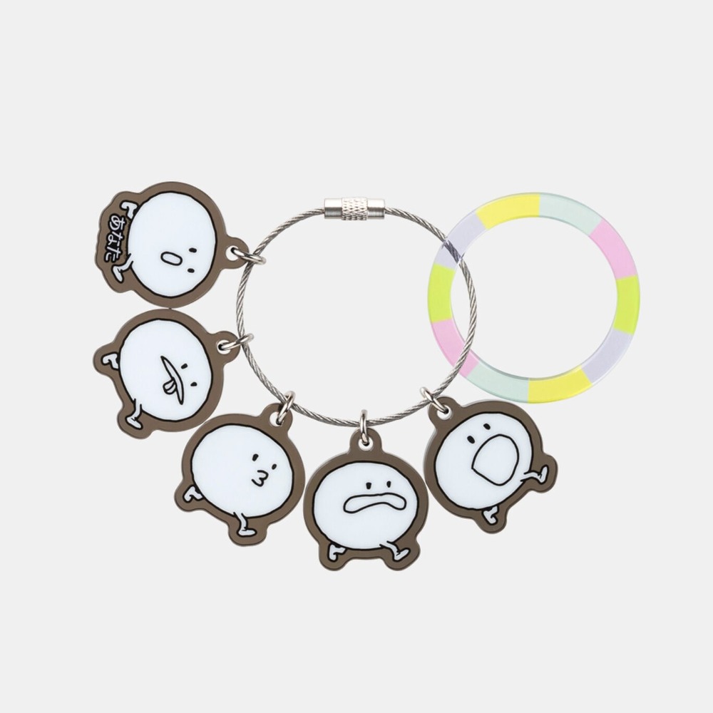 アクリルキーホルダー 輪くぐり