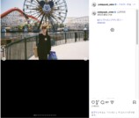 与田祐希、佐藤楓とディズニー2ショットの画像