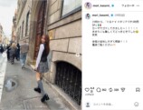 森香澄、“制服コーデ”をローマで披露の画像
