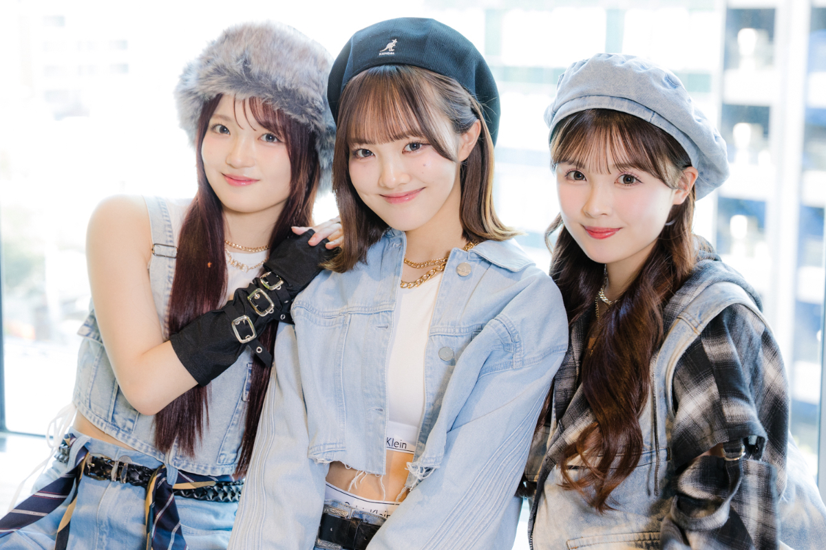 Laki 比嘉優和、山口莉愛、深澤日彩（撮影＝三橋優美子）
