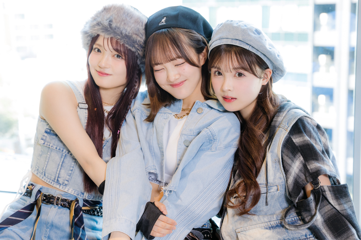 Laki 比嘉優和、山口莉愛、深澤日彩（撮影＝三橋優美子）