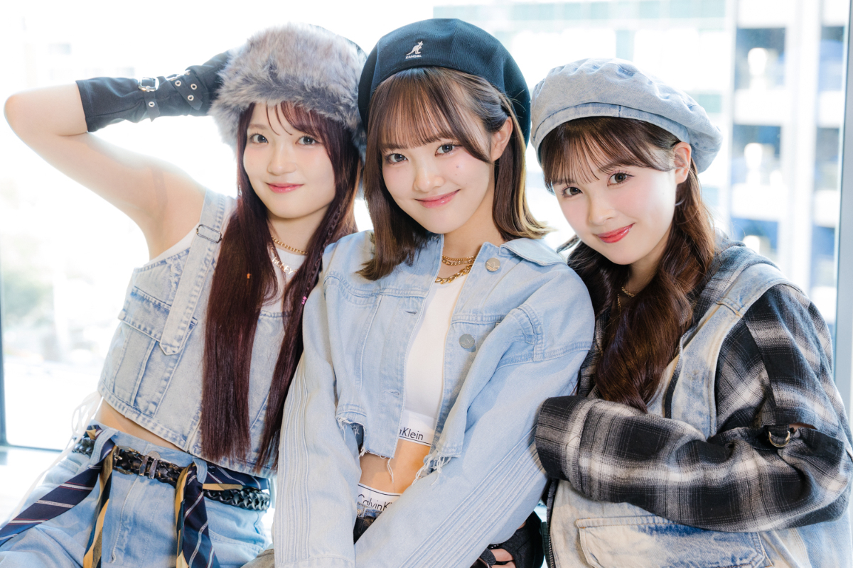Laki 比嘉優和、山口莉愛、深澤日彩（撮影＝三橋優美子）