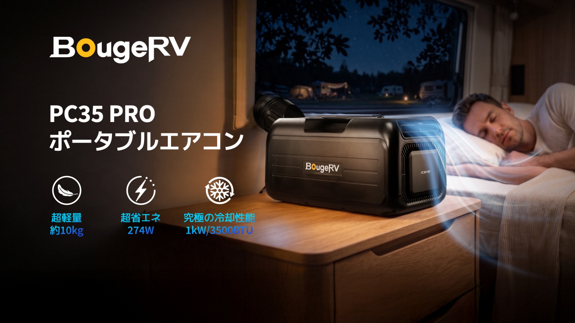 BougeRV『PC35 PRO』7月3日発売