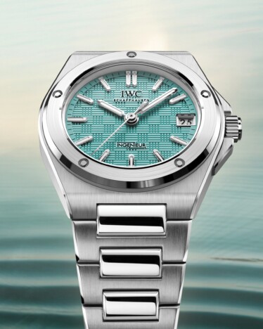IWC『インヂュニア・オートマティック 35』に新色文字盤登場　夏を思わせる爽やかなカラーを採用